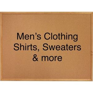 Menswear is either new or gently used, and if gently used, it is laundered.